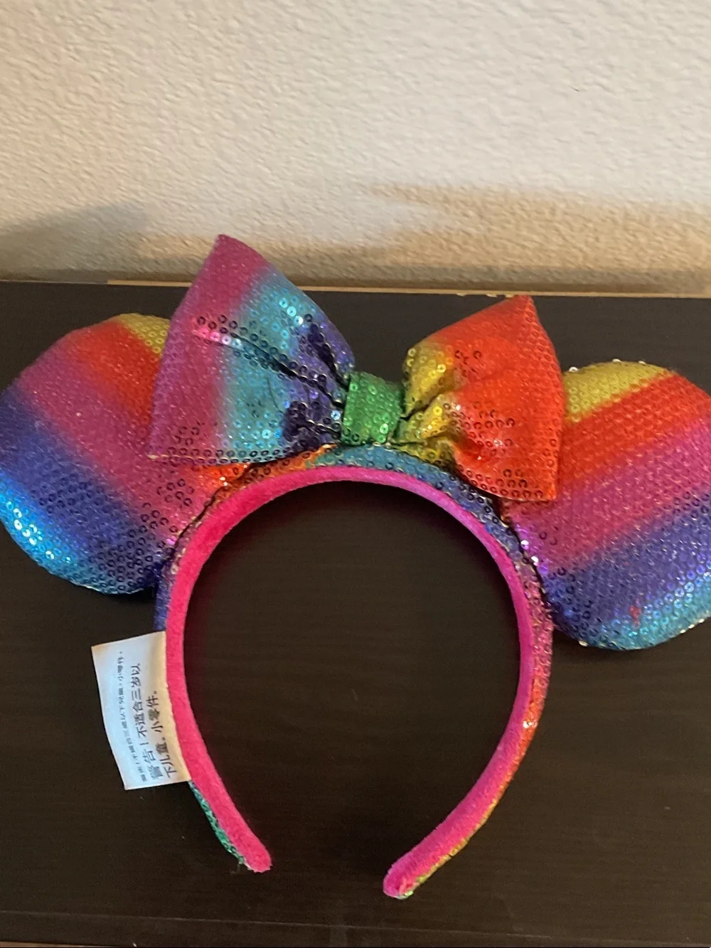 Disney Rainbow Sequin Minnie Ears Headband - Multicolor